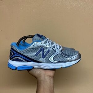New Balance 580 V2 Running Sneakers “Grey Blue White”